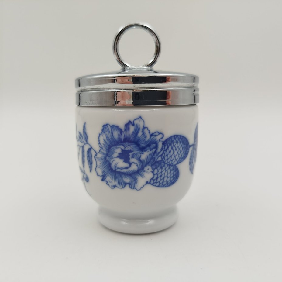 Кодлер с цветочным декором, фарфор, деколь, металл, Royal Worcester, Royal Worcester