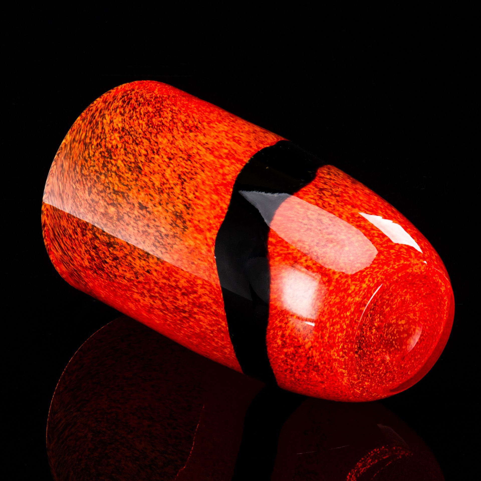 Ваза интерьерная с ярким геометрическим декором Ca ` dei Vetrai?, стекло, Murano, Murano
