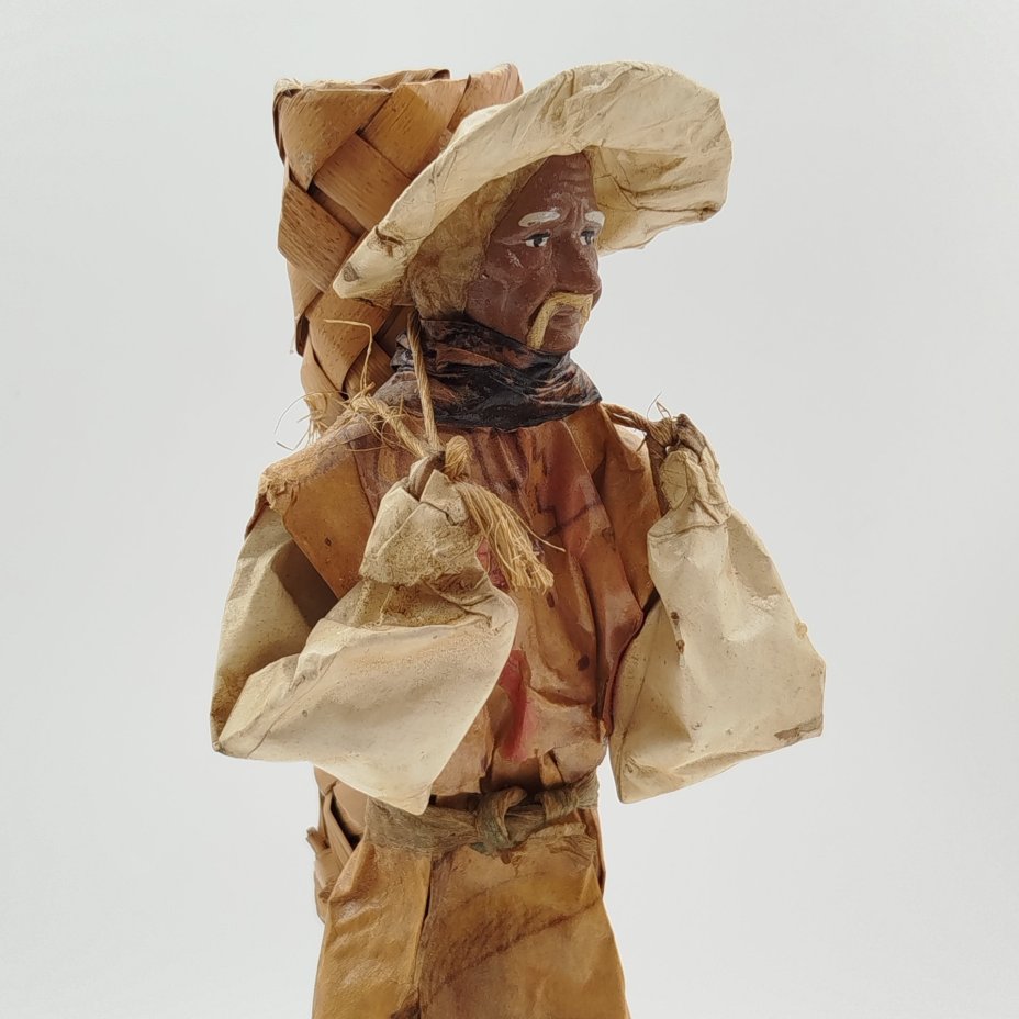 Статуэтка "Мексиканец", картон, бумага, техника картонерия