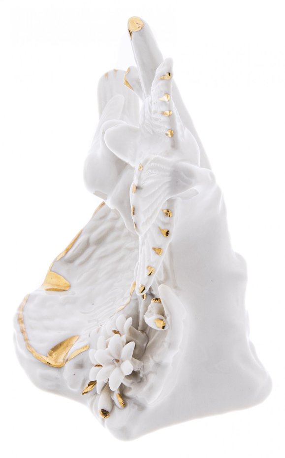 Статуэтка "Два голубя", фарфор, мануфактура "Capodimonte" , Италия, 2000-2015 гг., Capodimonte (Каподимонте)