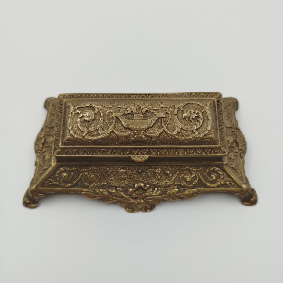 Шкатулка для марок (марочница), металл, Западная Европа, 1930-1950 гг.