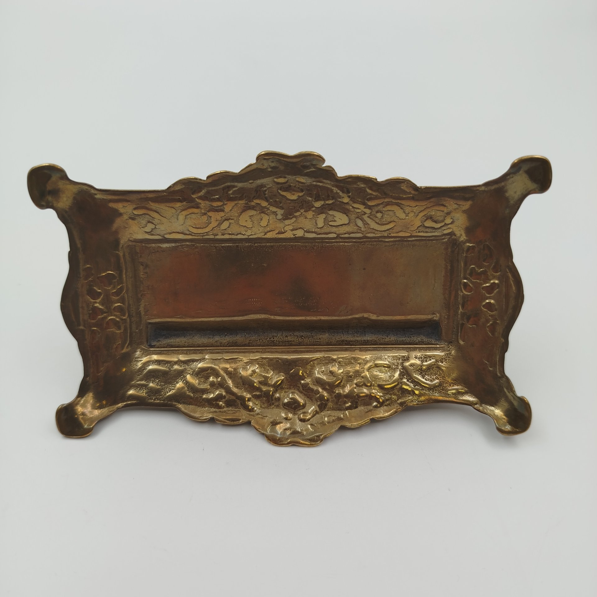 Шкатулка для марок (марочница), металл, Западная Европа, 1930-1950 гг.
