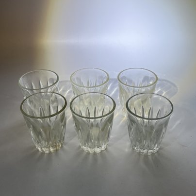 Набор из 6 стопок, стекло, СССР, 1970-1990 гг.
