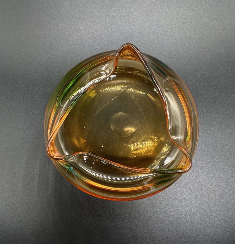 Пепельница из разноцветного стекла, Чехословакия, 1970-1990 гг.