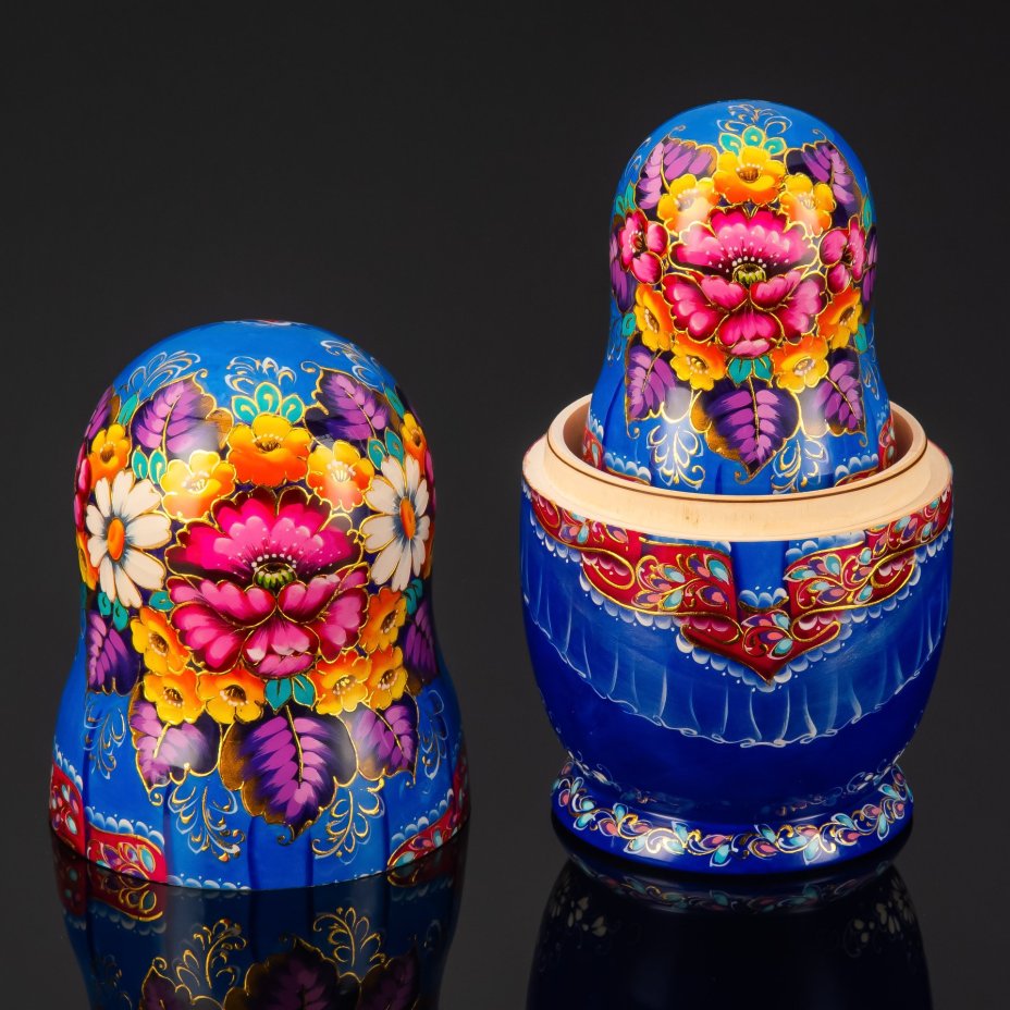 Матрешка "Русский балет. Щелкунчик" (7 мест), автор росписи С.А. Лонченкова