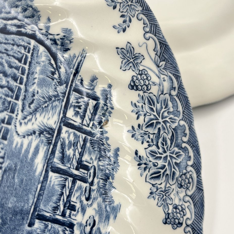 Набор обеденных тарелок с английским сельским пейзажем на 7 персон, Churchill