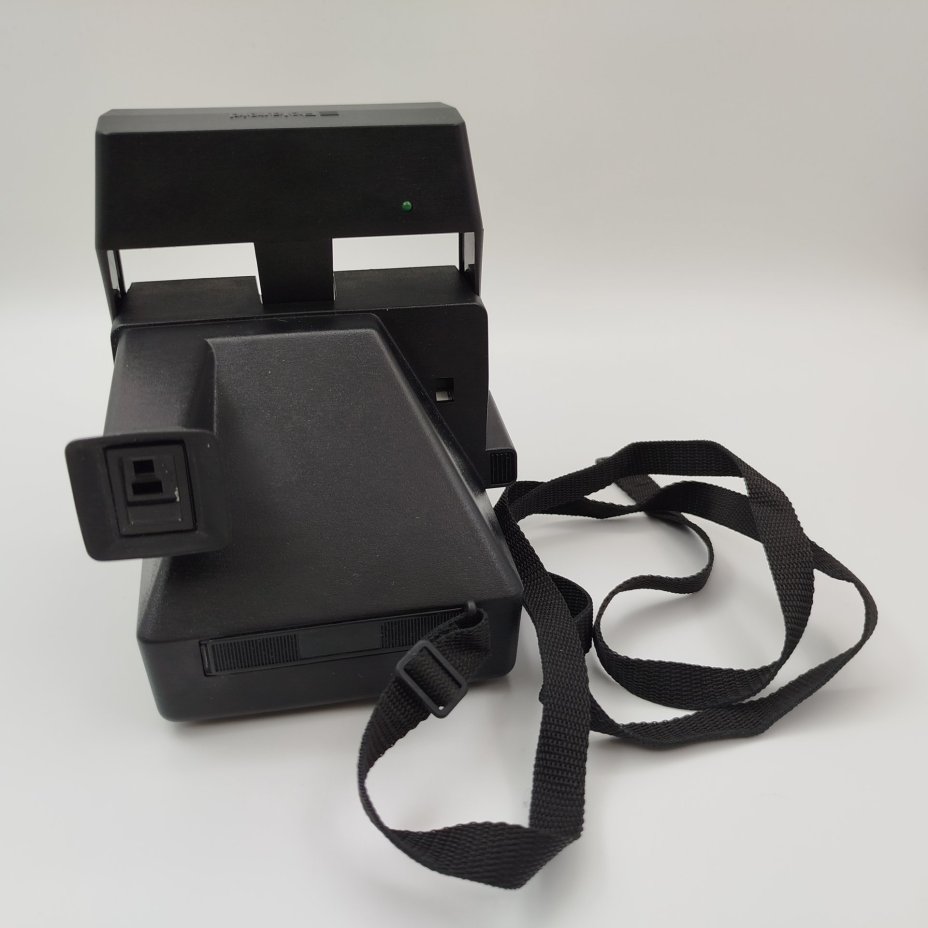 Фотоаппарат "Polaroid Spirit 600 CL" в оригинальной коробке, пластик, стекло, картон, Polaroid, Великобритания, 1990-2000 гг., Polaroid