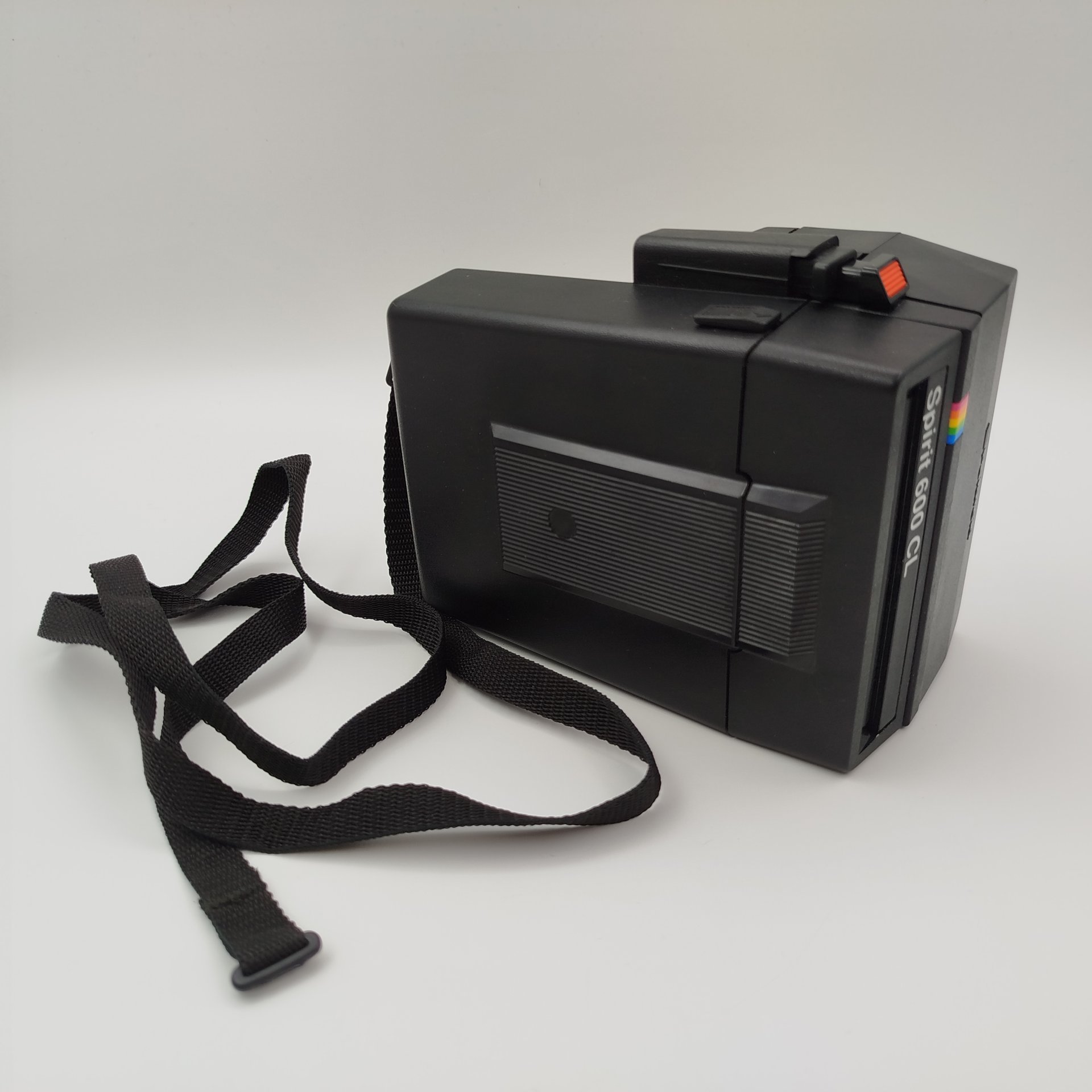 Фотоаппарат "Polaroid Spirit 600 CL" в оригинальной коробке, пластик, стекло, картон, Polaroid, Великобритания, 1990-2000 гг., Polaroid