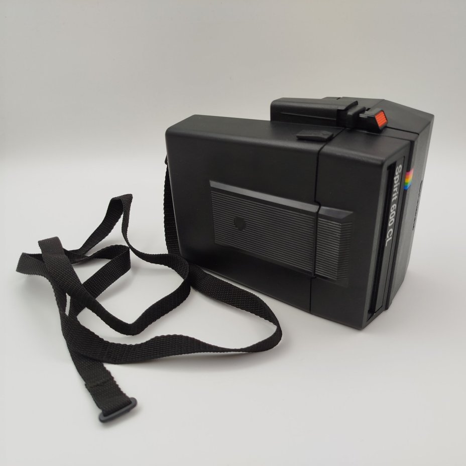 Фотоаппарат "Polaroid Spirit 600 CL" в оригинальной коробке, пластик, стекло, картон, Polaroid, Великобритания, 1990-2000 гг., Polaroid