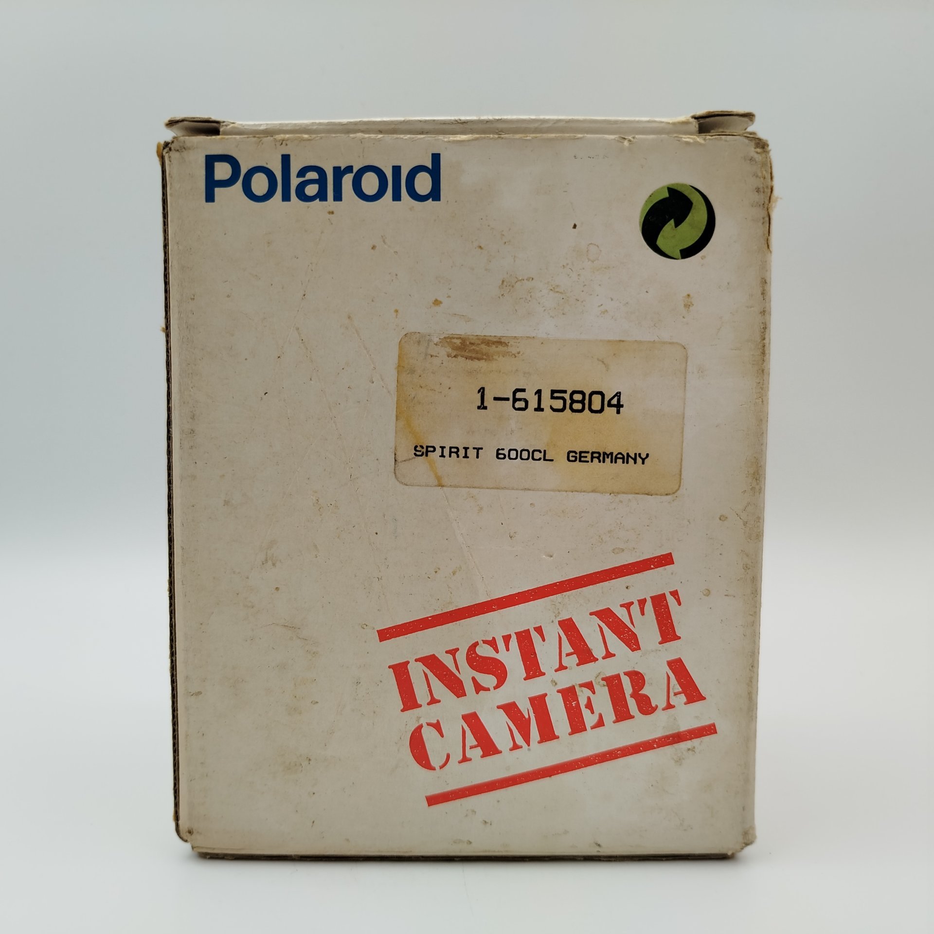 Фотоаппарат "Polaroid Spirit 600 CL" в оригинальной коробке, пластик, стекло, картон, Polaroid, Великобритания, 1990-2000 гг., Polaroid