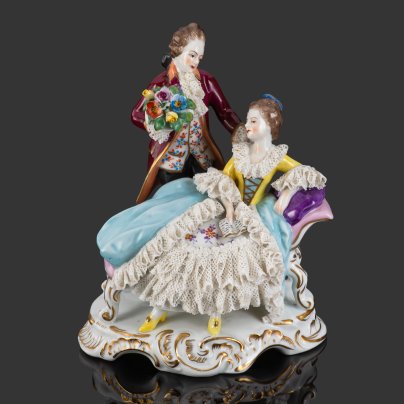 Статуэтка "Галантная сцена", Aelteste Volkstedt