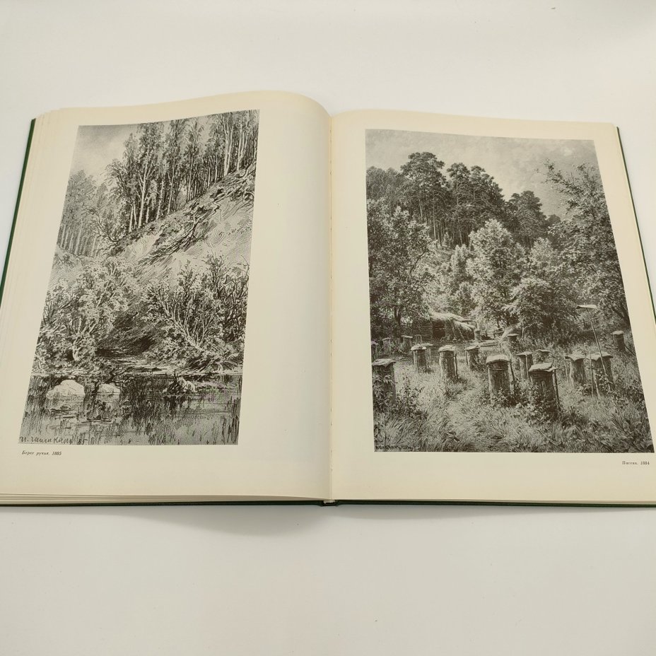 Альбом "Рисунки Шишкина", текст А.Н. Савинов, бумага, печать, Издательство Академии художеств СССР, СССР, 1960 г.