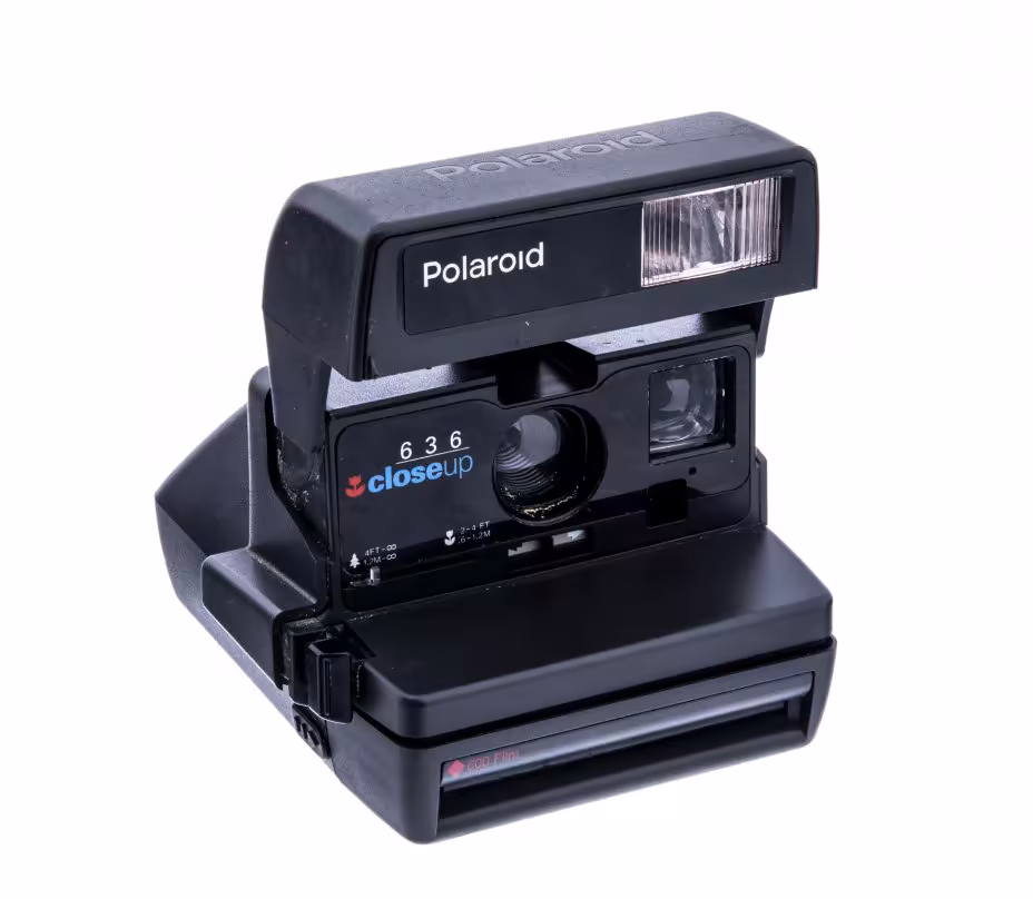 Фотоаппарат "Polaroid 636 Close Up", пластмасса, Великобритания, 1980-1990 гг., Polaroid