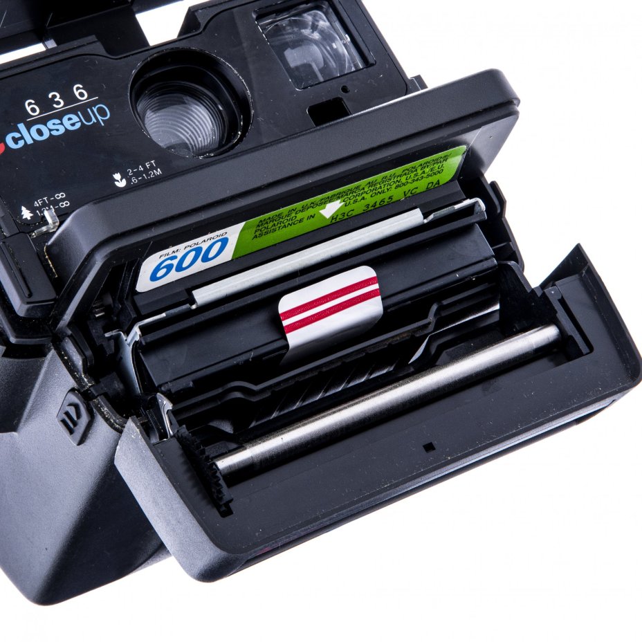 Фотоаппарат "Polaroid 636 Close Up", пластмасса, Великобритания, 1980-1990 гг., Polaroid
