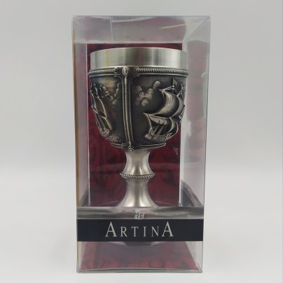 Бокал для вина с изображением кораблей, Artina SKS