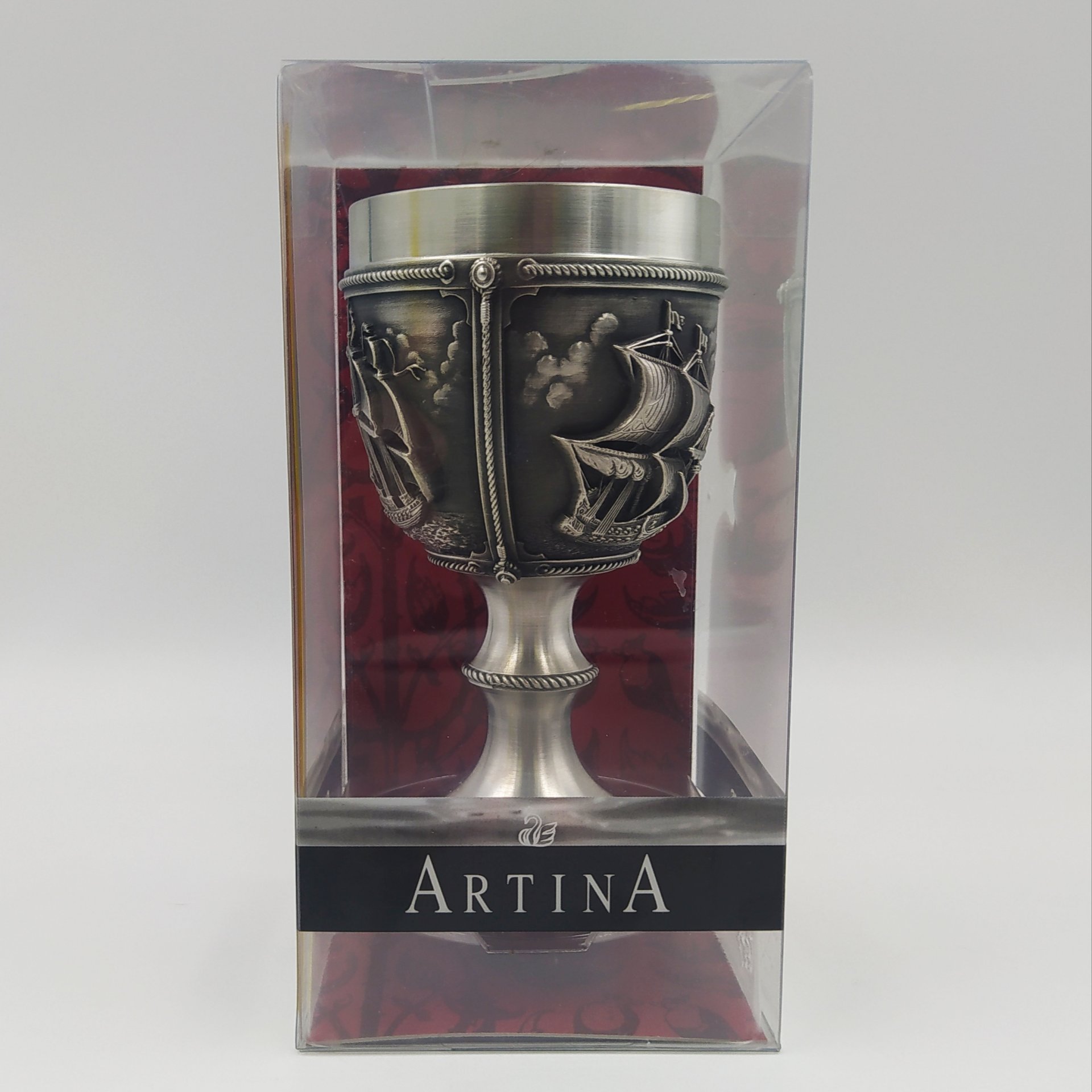 Бокал для вина с изображением кораблей, Artina SKS