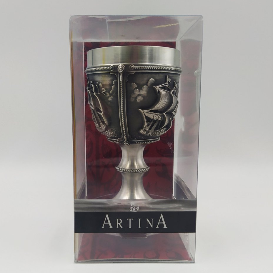 Бокал для вина с изображением кораблей, Artina SKS