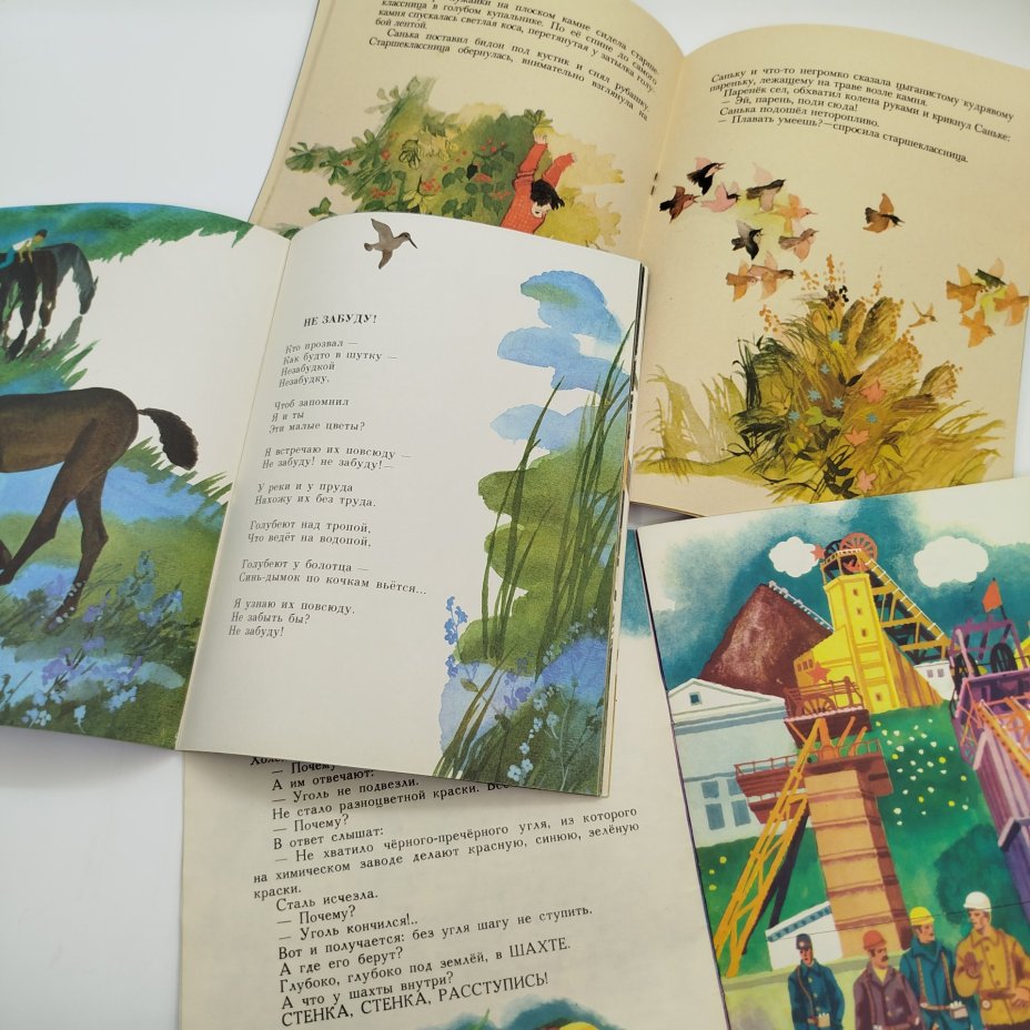 Набор из 5-ти детских книг (Ж. Браун "Я умею рисовать трактор!", Г. Юрмин "Что внутри?", Г. Георгиев "Светофор", М. Горький "Пепе", Т. Глушкова "Сколько солнца на лугу!"), Издательство "Малыш"