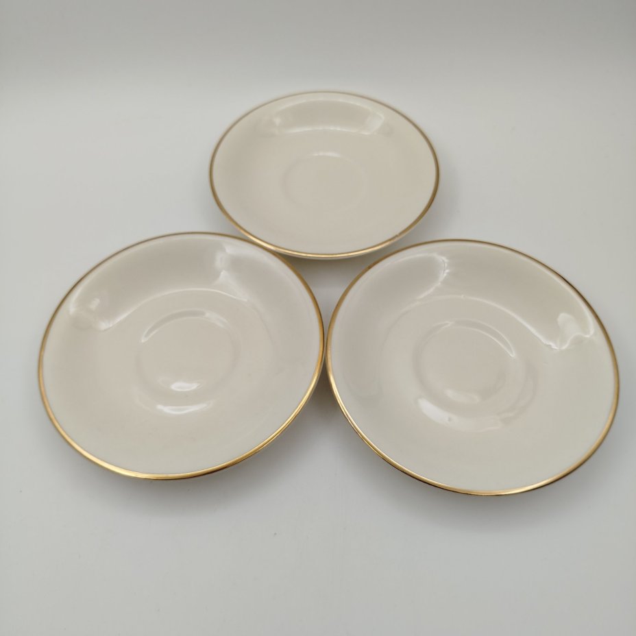 Набор чайных пар цвета слоновой кости на 6 персон, Mosa Maastrich