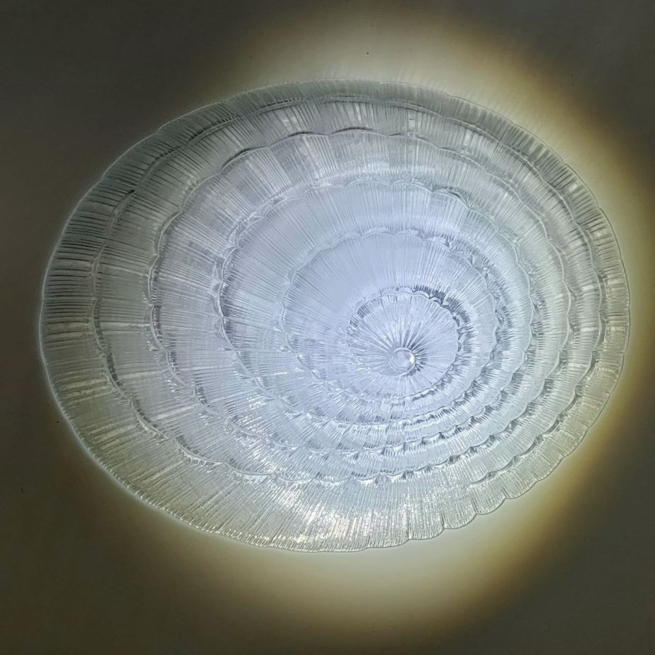 Блюдо для подачи закусок "Atlantis", стекло, пресс, Pasabahce, Турция, 2000-2015 гг.