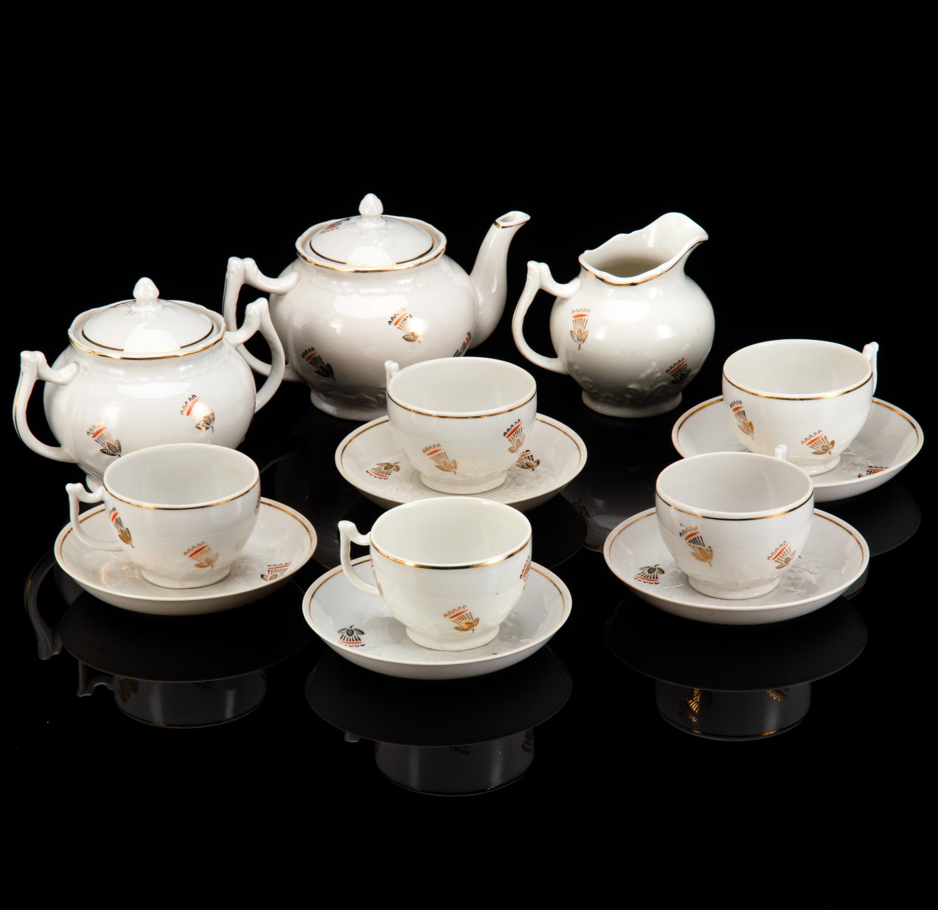 Сервиз чайный на 5 персон "Барбарис" (13 предметов)