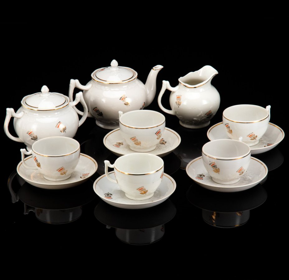 Сервиз чайный на 5 персон "Барбарис" (13 предметов)