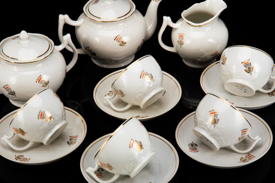 Сервиз чайный на 5 персон "Барбарис" (13 предметов)