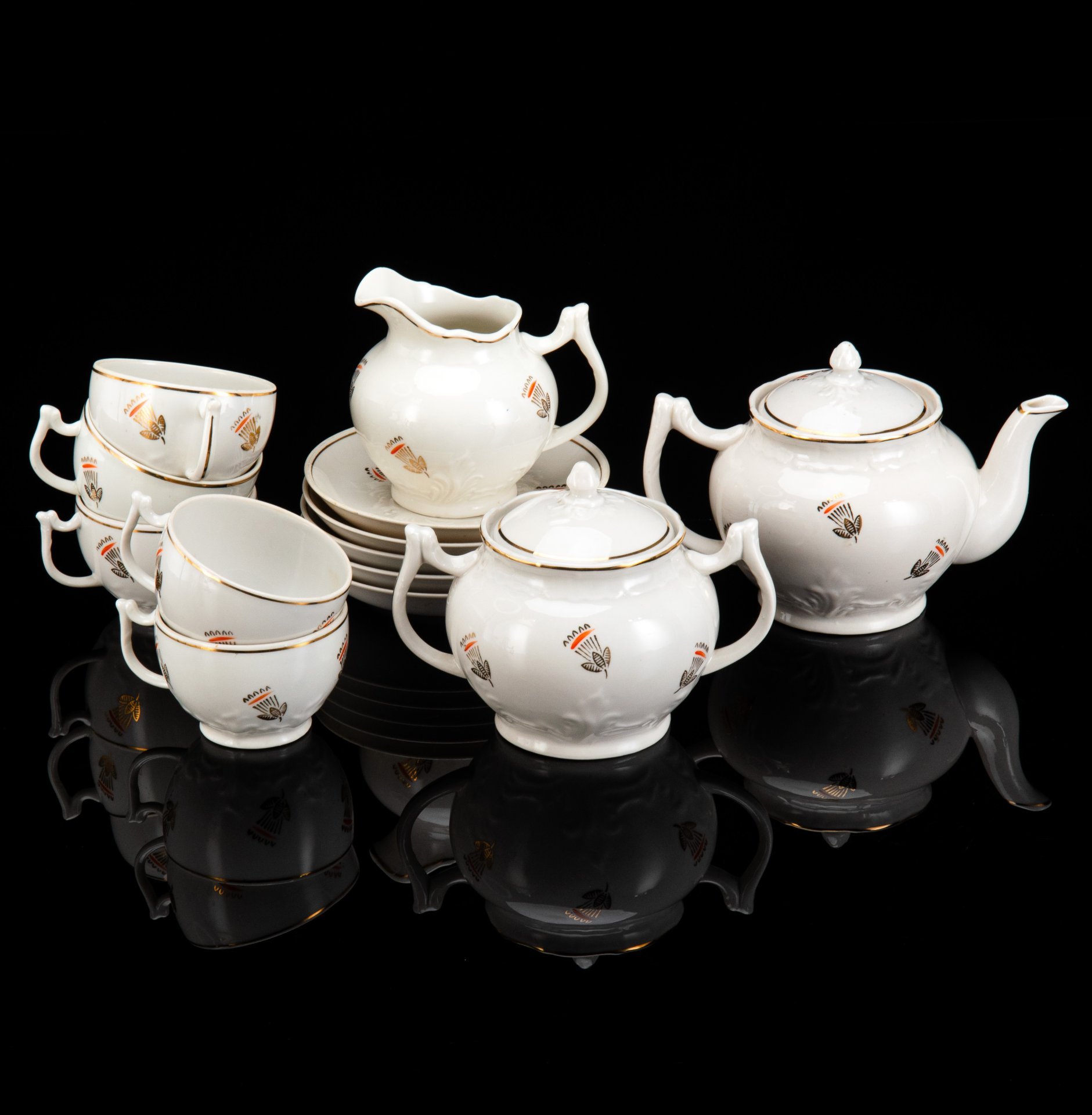 Сервиз чайный на 5 персон "Барбарис" (13 предметов)