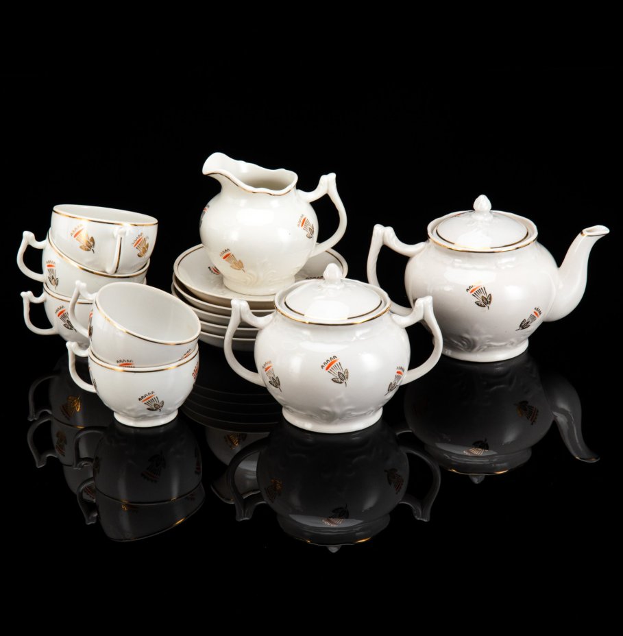 Сервиз чайный на 5 персон "Барбарис" (13 предметов)