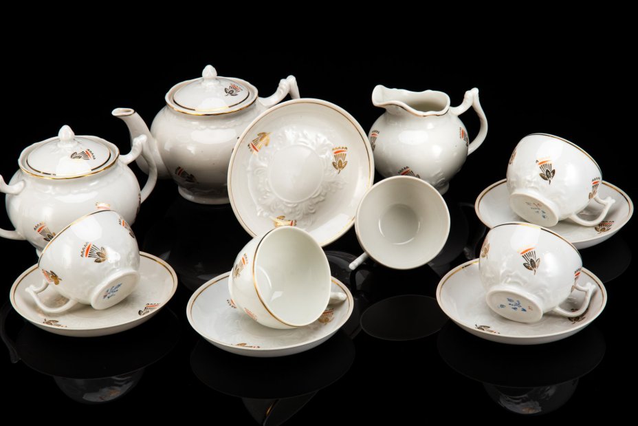 Сервиз чайный на 5 персон "Барбарис" (13 предметов)