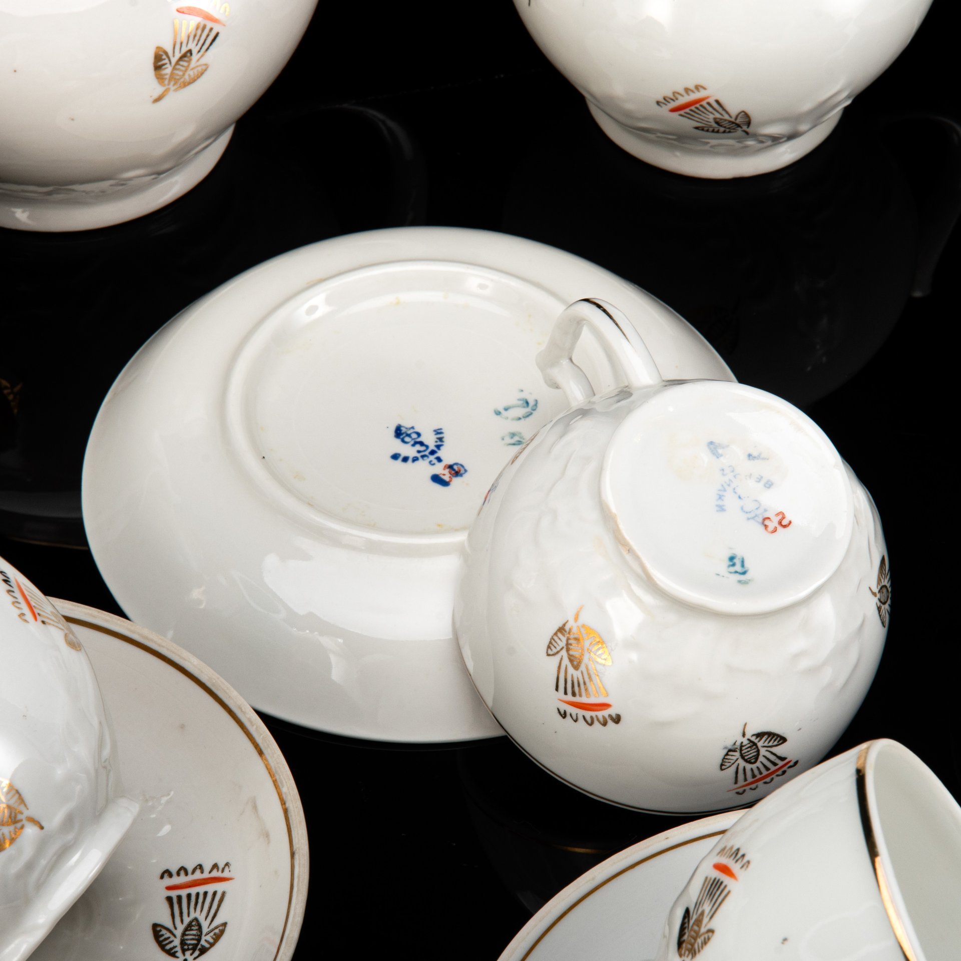 Сервиз чайный на 5 персон "Барбарис" (13 предметов)