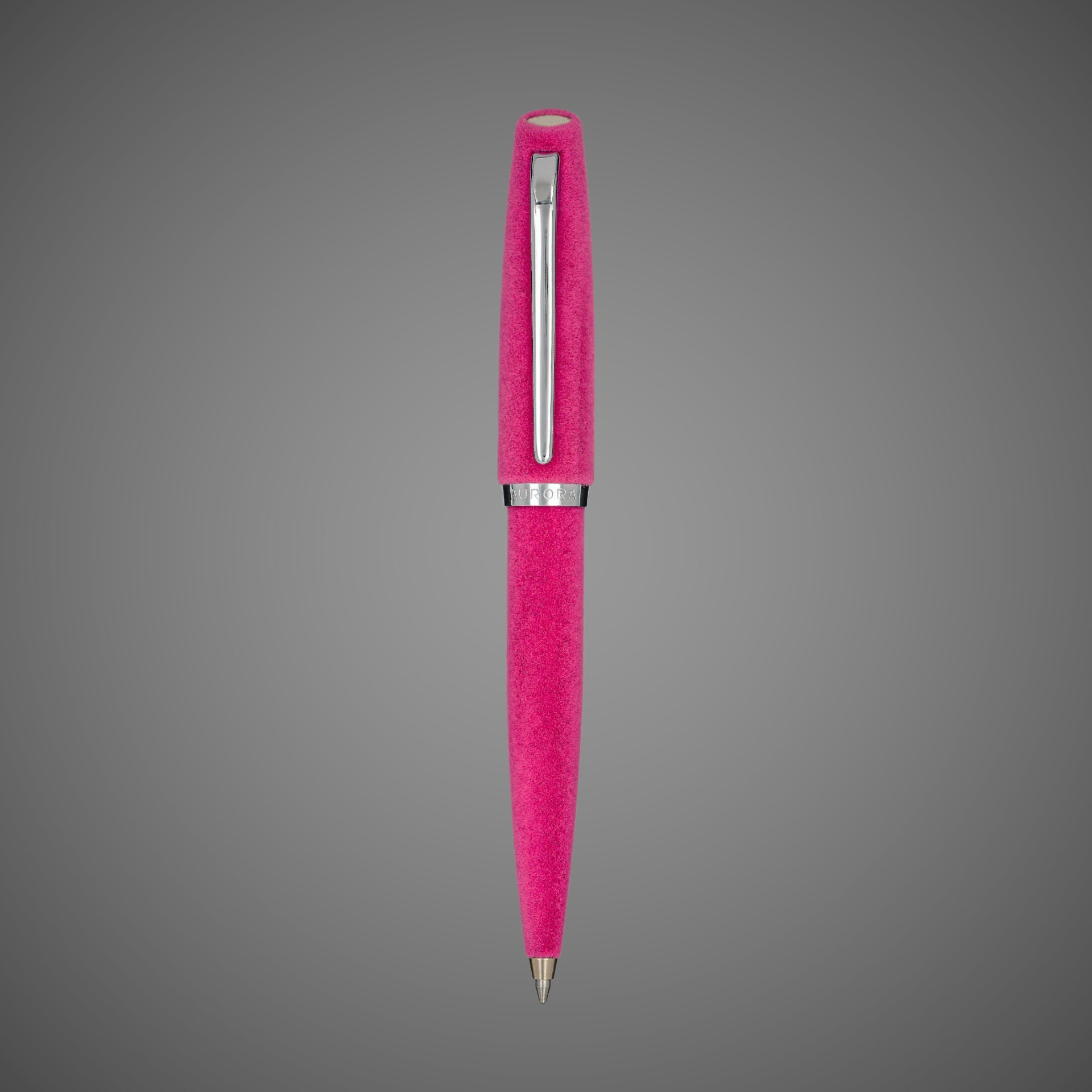 Шариковая ручка Aurora Style Velvet Pink CT, в подарочной коробке, Материал ткани: бархат, велюр, хром