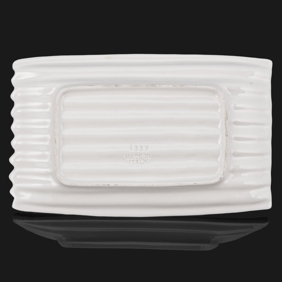Блюдо для сервировки овощей "Спаржа", Bassano, фаянс, роспись