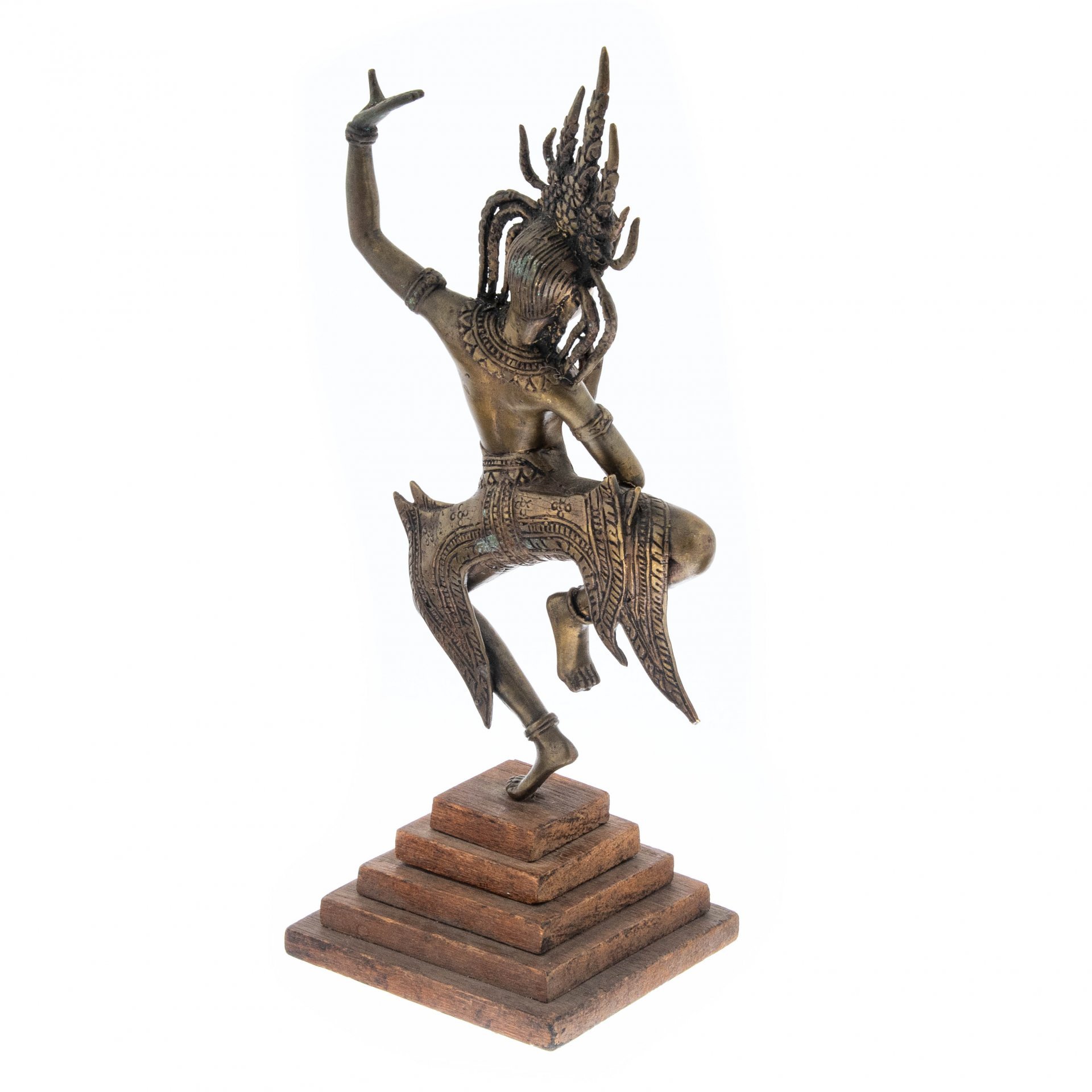 Статуэтка "Танцовщица", бронза, дерево, литье, Азия, 1970-1990 гг.