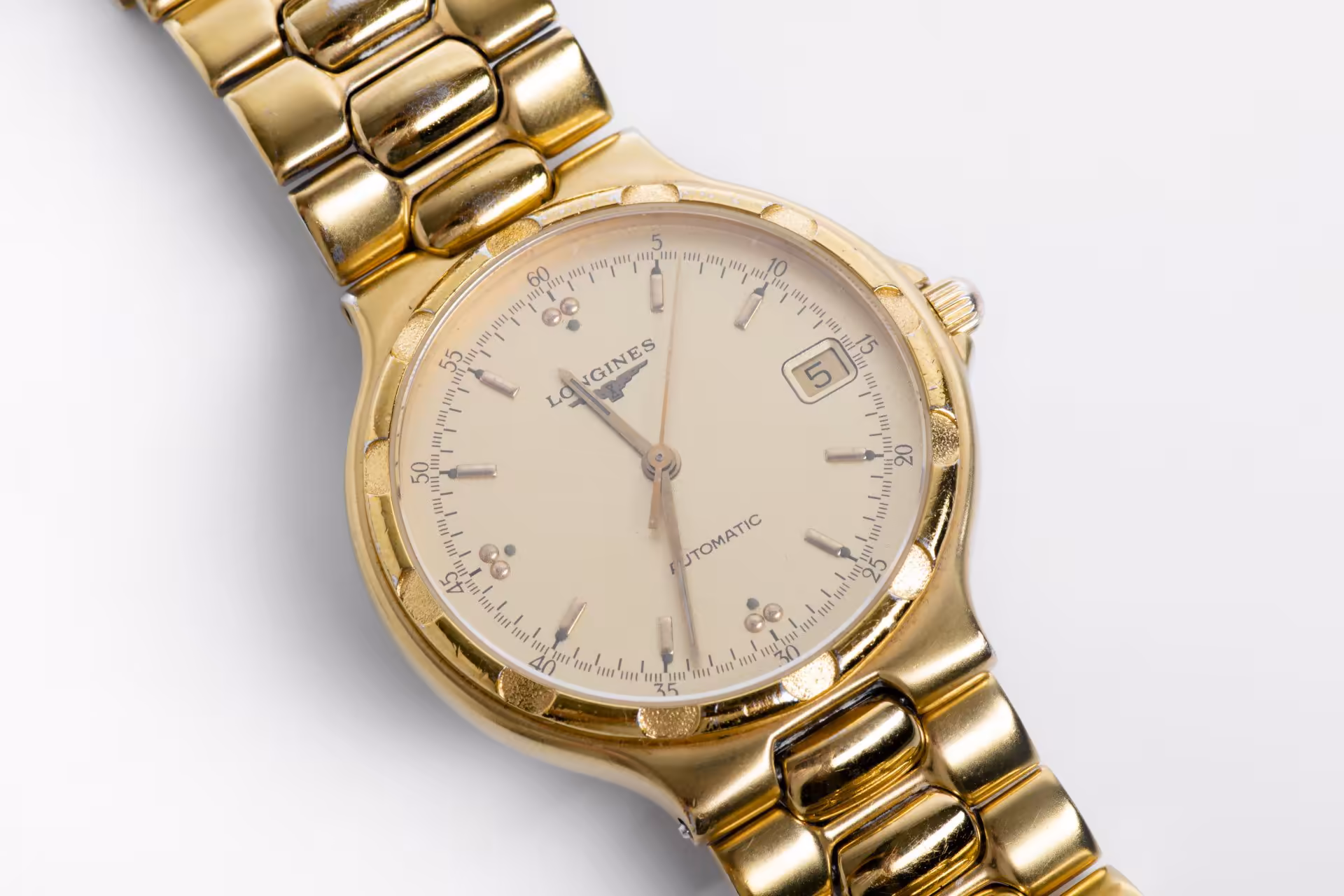Часы наручные "Longines Conquest L1.620.2 Automatic", сталь, позолота, сапфировое стекло, Longines, Швейцария, 1990-1999 гг., Longines