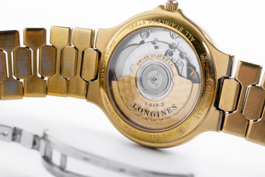 Часы наручные "Longines Conquest L1.620.2 Automatic", сталь, позолота, сапфировое стекло, Longines, Швейцария, 1990-1999 гг., Longines
