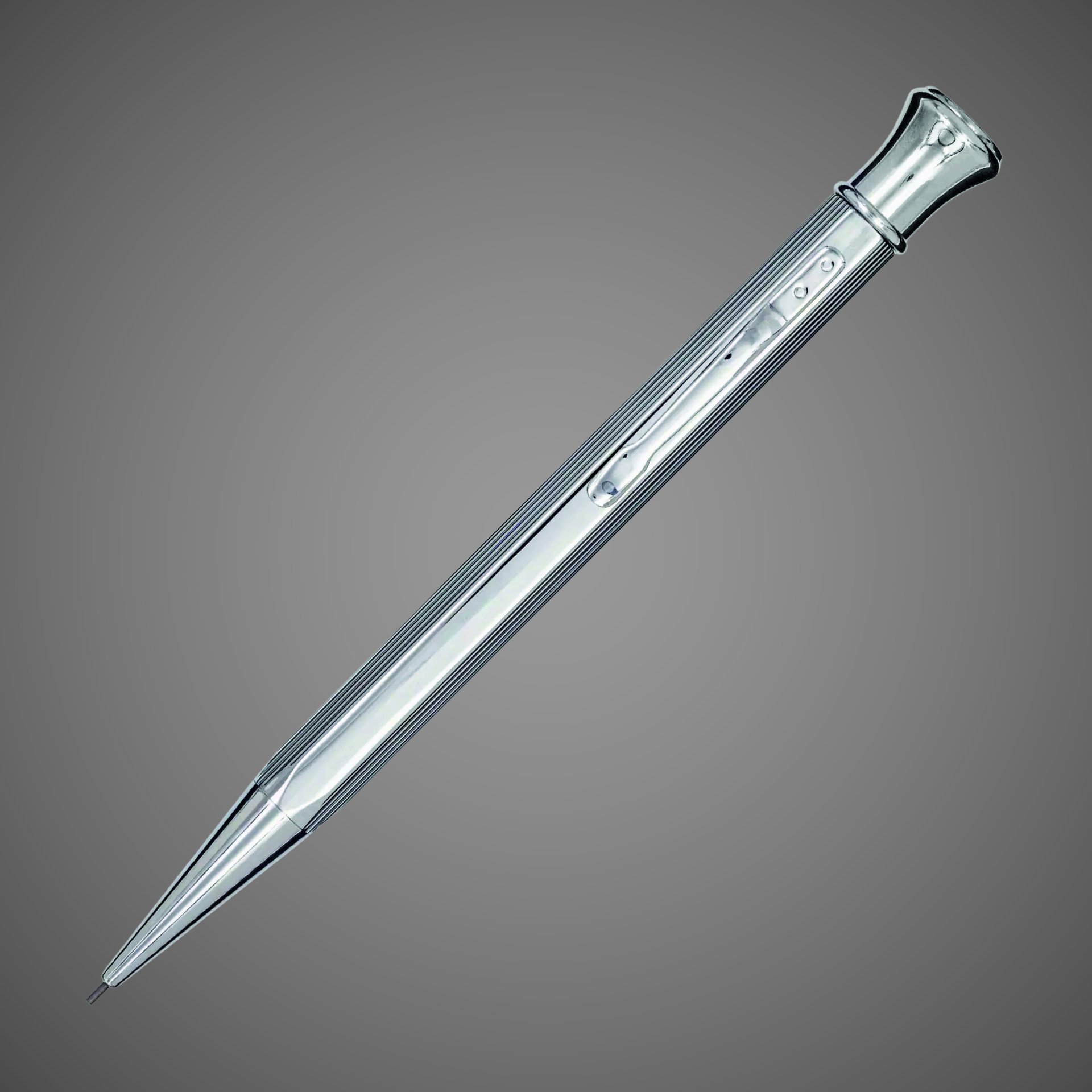 Механический карандаш Aurora Permanento Chrome CT, в подарочной коробке, Металлы: сталь, хром