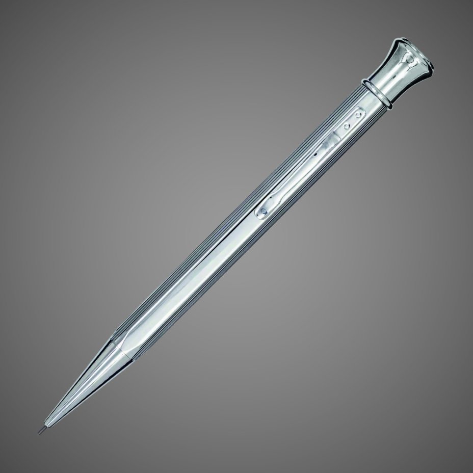 Механический карандаш Aurora Permanento Chrome CT, в подарочной коробке, Металлы: сталь, хром