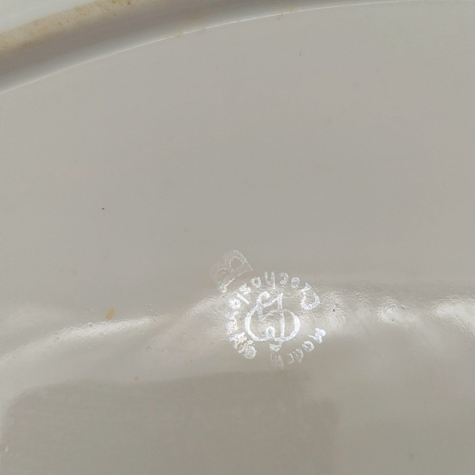 Набор для сервировки (4 предмета) с цветочным декором, "Gebrüder Benedikt"