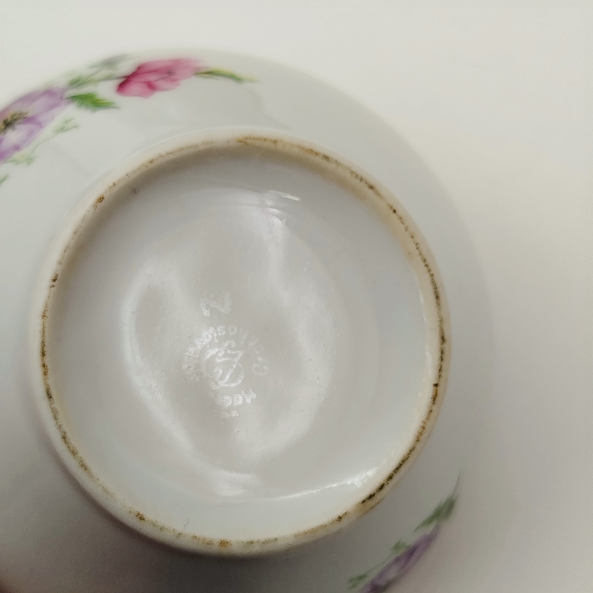 Набор для сервировки (4 предмета) с цветочным декором, "Gebrüder Benedikt"