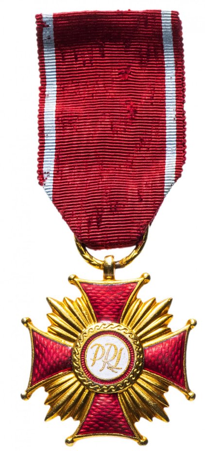 Знак отличия золотой «Крест Заслуги» 1 степени Польша