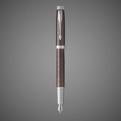 Перьевая ручка Parker IM Premium Brown CT, Металлы: алюминий крашеный