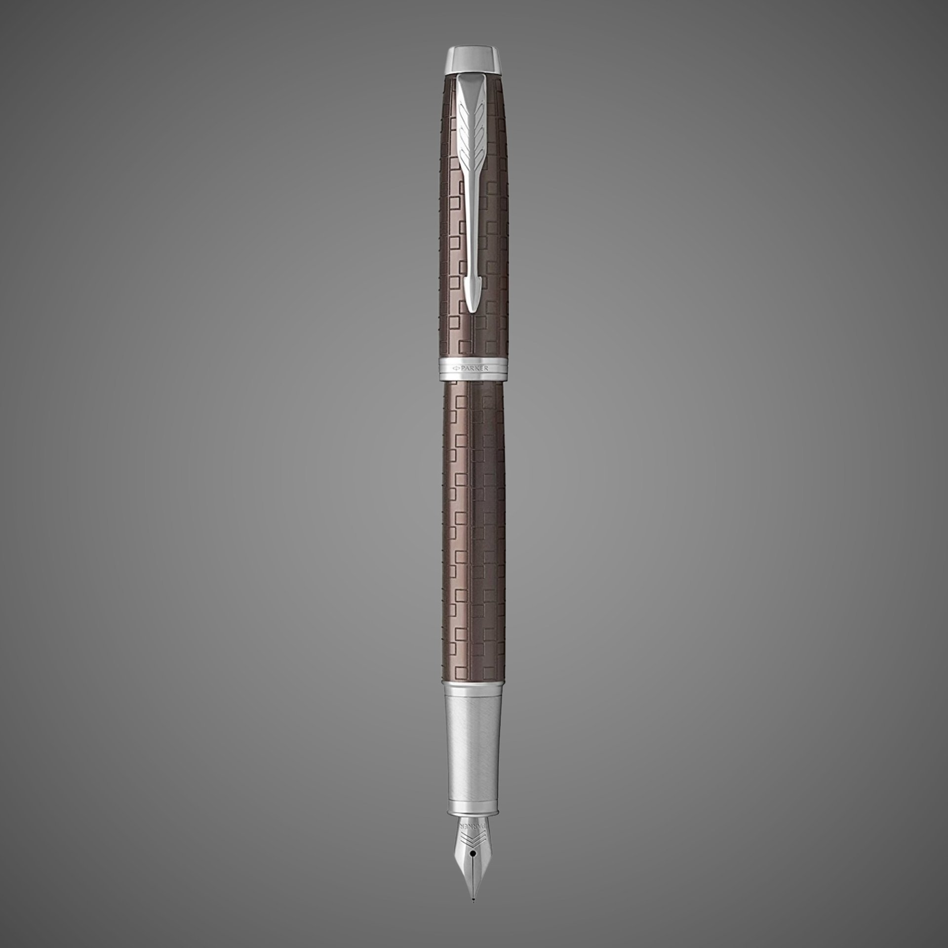 Перьевая ручка Parker IM Premium Brown CT, Металлы: алюминий крашеный