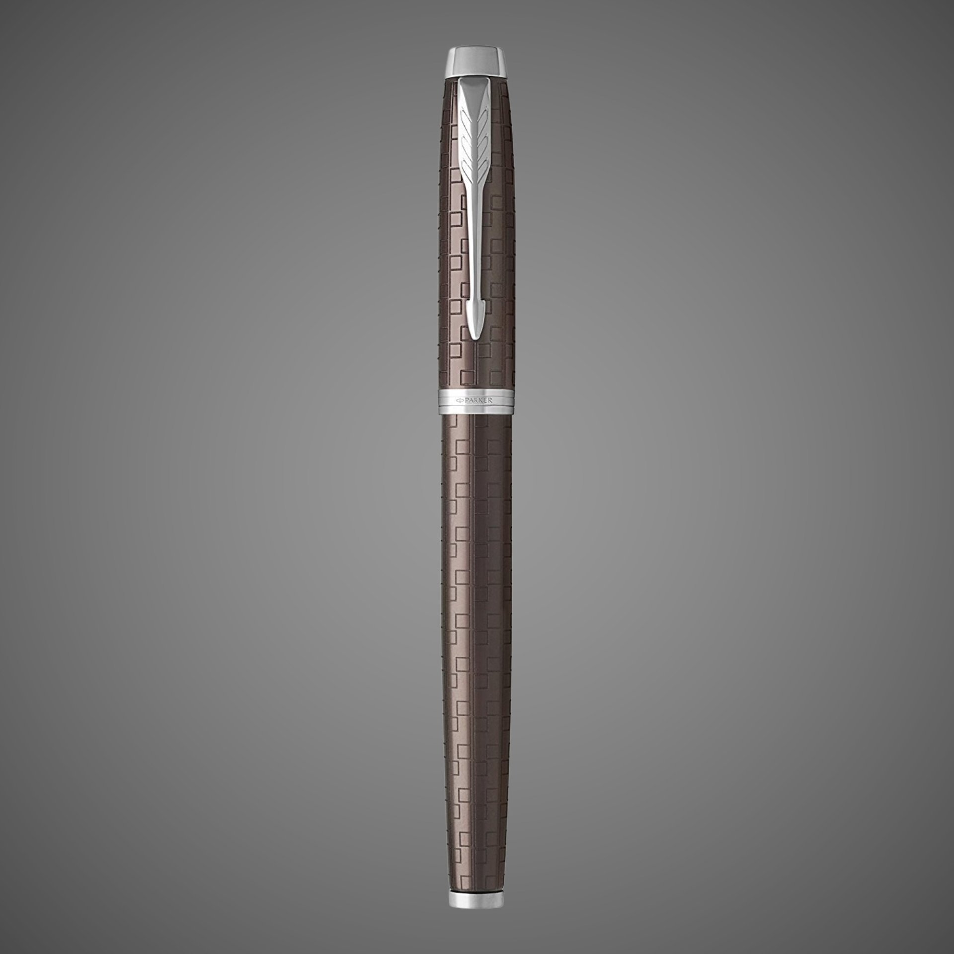 Перьевая ручка Parker IM Premium Brown CT, Металлы: алюминий крашеный