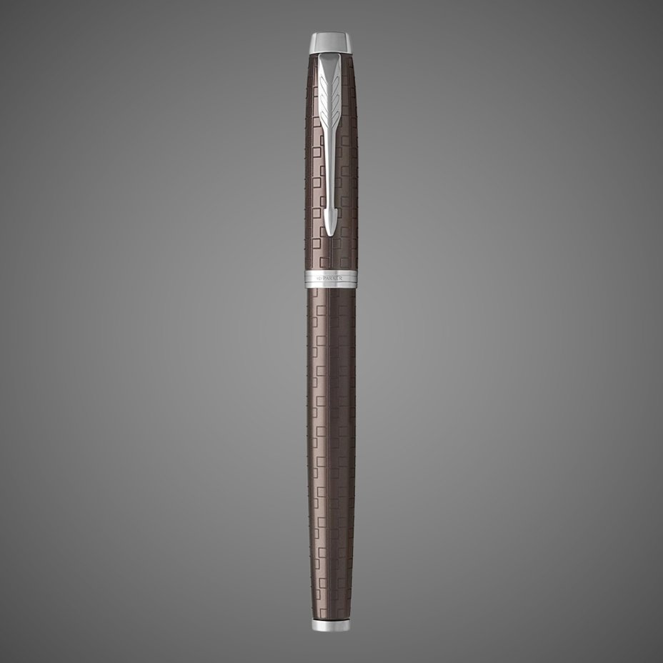 Перьевая ручка Parker IM Premium Brown CT, Металлы: алюминий крашеный