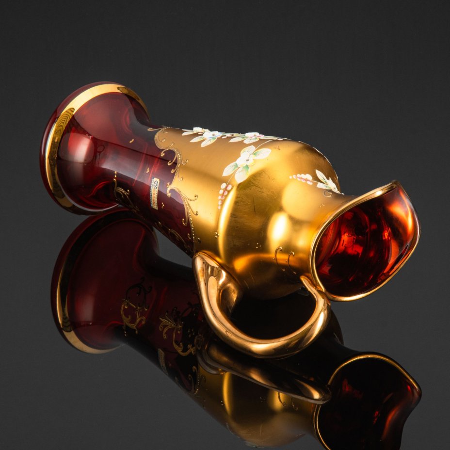 Кувшин с цветочным декором, Bohemia Crystal (Bohemia Glass)