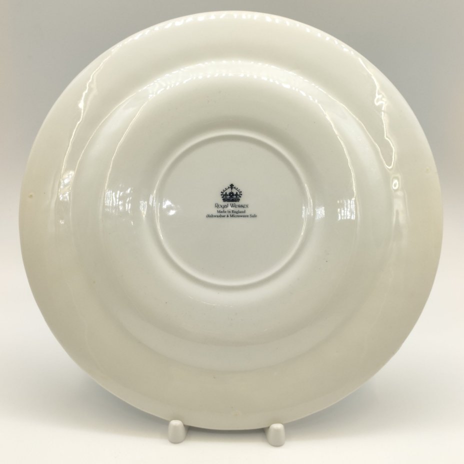 Тарелка обеденная с изображением сельского пейзажа, фаянс, деколь, Royal Wessex, Великобритания, 1980-2000 гг.