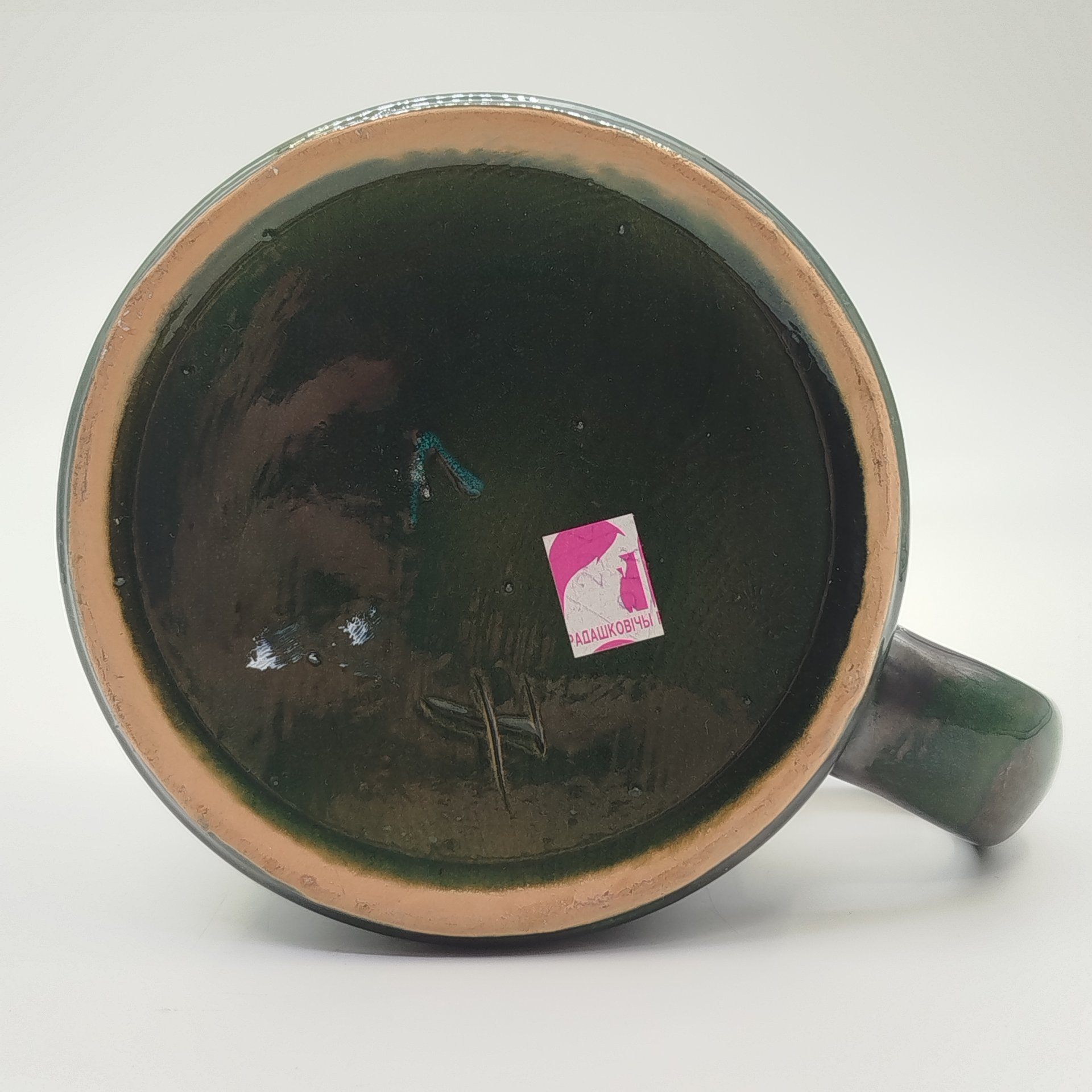 Кружка пивная "Глухарь", производственное объединение "Белорусская керамика", Радошковичи, Минская обл., керамика, глазурь, деколь, Беларусь, 1990-2010 гг.