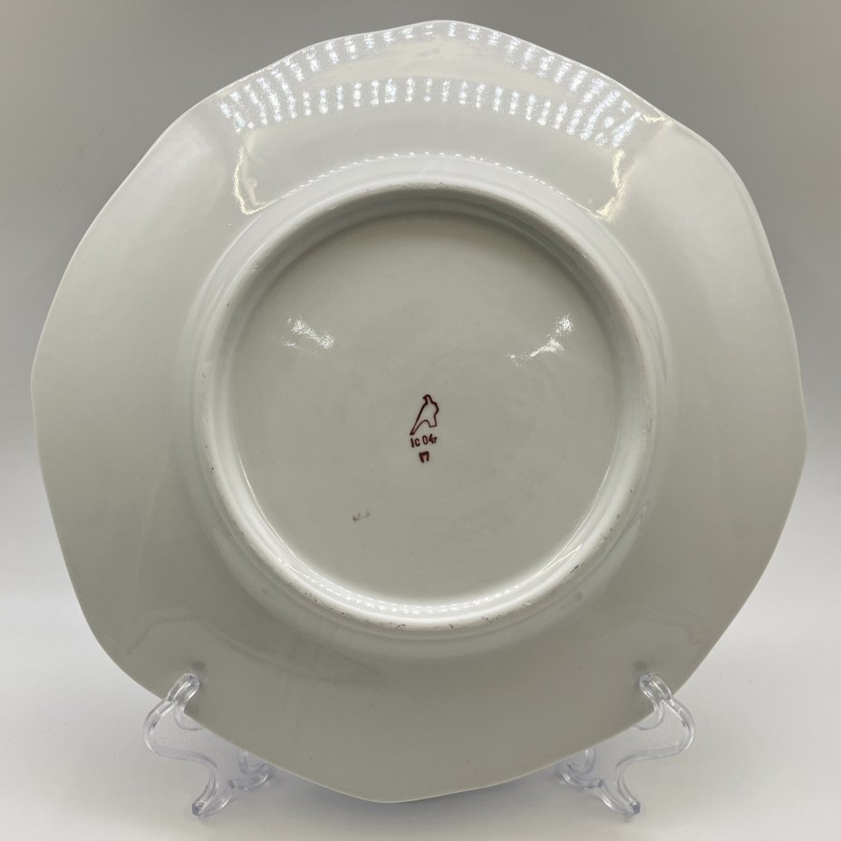 Блюдо сервировочное, фарфор, Дулевский фарфоровый завод (Дулёво), Россия, 2004 г.