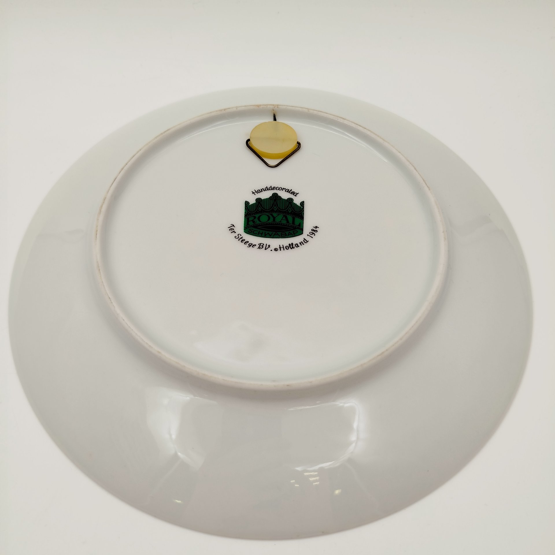 Тарелка настенная "Зимний пейзаж", Royal Schwabap, фарфор, деколь, Нидерланды, 1984 г.